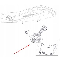 P5s20101137 mechaninės pavarų perjungimo svirtis