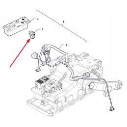 P5p48501177 galinis dešinysis aukštyn / žemyn jungiklis