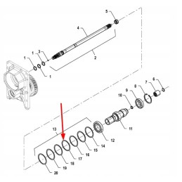P5p41102161 tarpiklis 88 x 100 x 1 1 mm