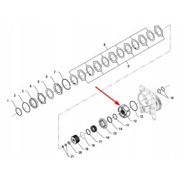 P5p41102103 sankabos korpusas, kardaninis velenas