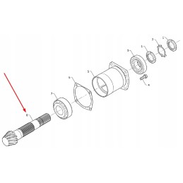 P5m38201101 galinės ašies atakos velenas