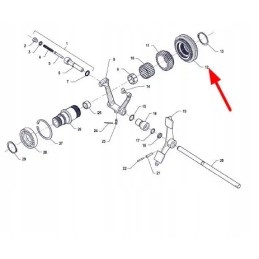 P5m37301103 pavarų dėžės sinchronizatorius