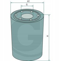 New Holland Fleetguard kuro filtras 9613344