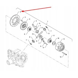P5m31501111 diferencialo žiedinė pavara su 40