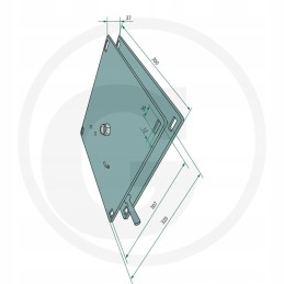 Granito 360 laipsnių pasukama plokštė darbo kėdėms