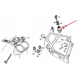 X830240110020 plastikinė poveržlė