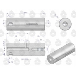 Priekinio disko palydovo kaištis 88175027 881750