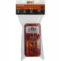 Stačiakampis kombinuotas galinis žibintas, dešinė, 12 24v