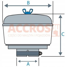Donaldson oro filtras 186mm pbh001249
