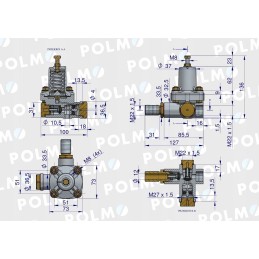 Oro slėgio reguliatorius c 330 c360 385 polmo