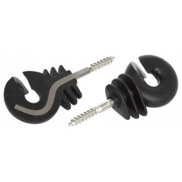 Apvalus izoliatorius su 5 skersmens varžtu medienai su įmontuotais elementais