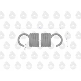 Sankabos atleidimo rankovės spyruoklė parduodama atskirai