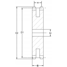 Grandininio rato diskas, dvigubas 9 dantukai 1