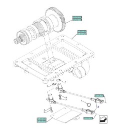 Jutiklis new Holland t4 t5 korpusas jxn 87564757 481153