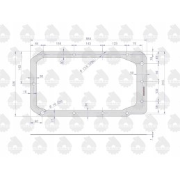 Galinės ašies tarpiklių komplektas c 385 o