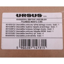 Galinės ašies tarpiklių komplektas c 385 o