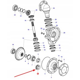 2 1529 119 0 priekinės stebulės sandariklis