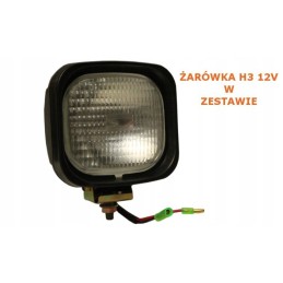 Kvadratinė halogeninė su h3 lempute 12v 55w