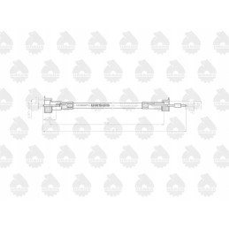 Valandų skaitiklio laidas l 1270mm 1876289