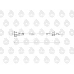 Valandų skaitiklio laidas l 1270mm 1876289