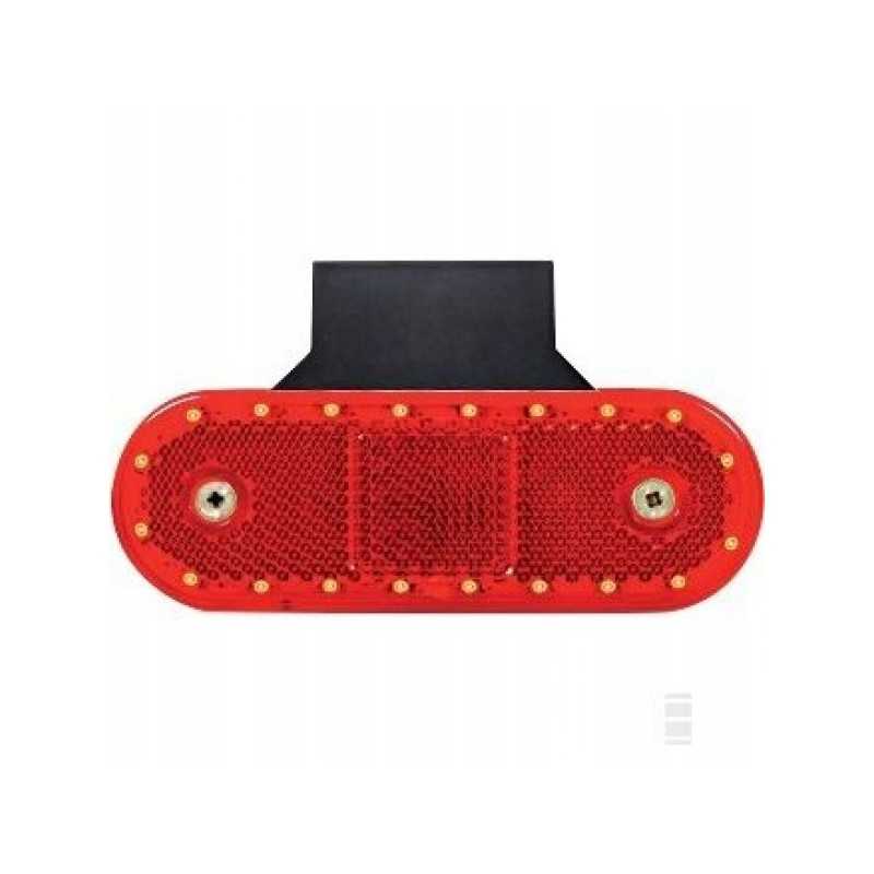 Stačiakampė galinė gabaritinė lemputė LED 12 24v