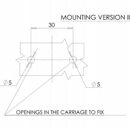 Stačiakampė galinė gabaritinė lemputė LED 12 24v