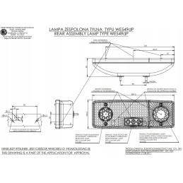 Galinis kombinuotas žibintas Ursus C 360 C360 dešinėje