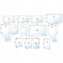 Šoninis langas john deere 65012042 granitas