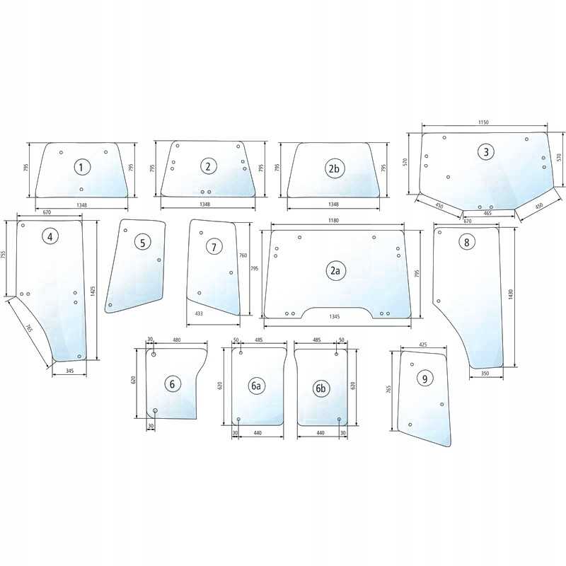Šoninis langas john deere 65012042 granitas