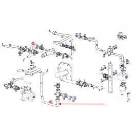 H816950240010 hidraulinės alyvos vamzdis