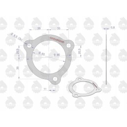 Parduodu Krazelite termostato tarpine 0 8mm c 330