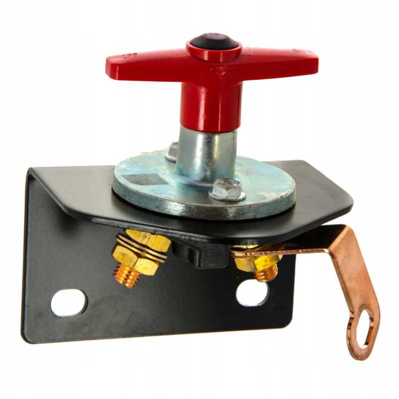 Hebel srovės jungiklis ant laikiklio 12v 24v 300a