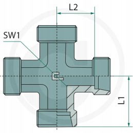Hidraulinė galvutė m22x1 5 14s