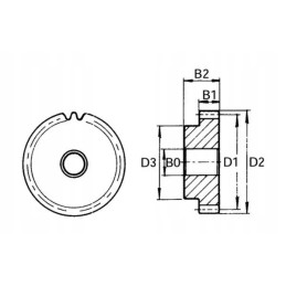 Modulinis krumpliaratis su moduline 4 stebule, 38 dantimis
