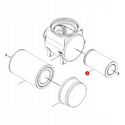 Oro filtro įdėklas Challenger 504422d1 org