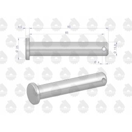 Pc 330 pakabos tvirtinimo kaištis, originalus Ursus