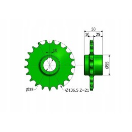 Grandininis ratas su 21 5057020110 bizonu