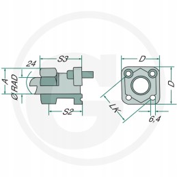 Hidraulinio siurblio jungtis m26x1 5