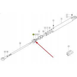 085886 0 hidraulinio cilindro galvutė