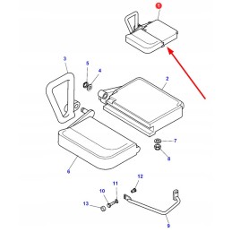 3558576m93 šoninė sėdynė