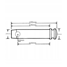 Smeigtukas 28x116 mm 2 kat