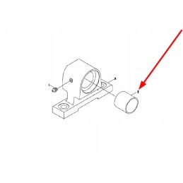 254 USD 31f 136 priekinės ašies tvirtinimo įvorė