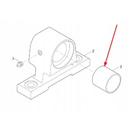254 USD 31f 136 priekinės ašies tvirtinimo įvorė