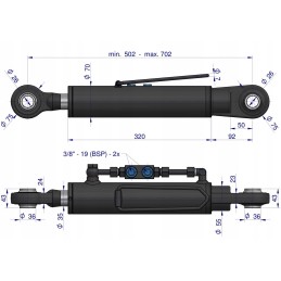 Hidraulinė centrinė jungtis c 330 360 c 3603p w