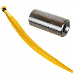 Krautuvo kablys, lenktas, uždaromas l 600 mm griebtuvas