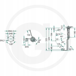 Kuro lygio matuoklis Fiat 44905545