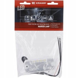 Stačiakampis priekinis gabaritinis žibintas, LED 12 24v