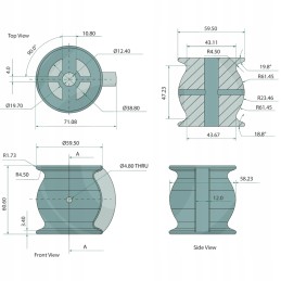 Fendt kamuolys 20006007 184870050150 granitas