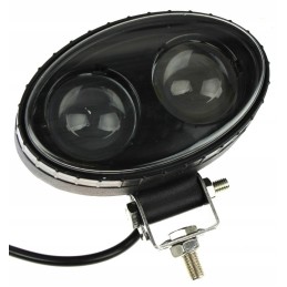 Lempa 2 LED mėlyna 8w 12 24v šakinio krautuvo purkštuvas