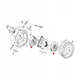 Pakeičiamas kojinis stabdžių diskas fendt f514100150010
